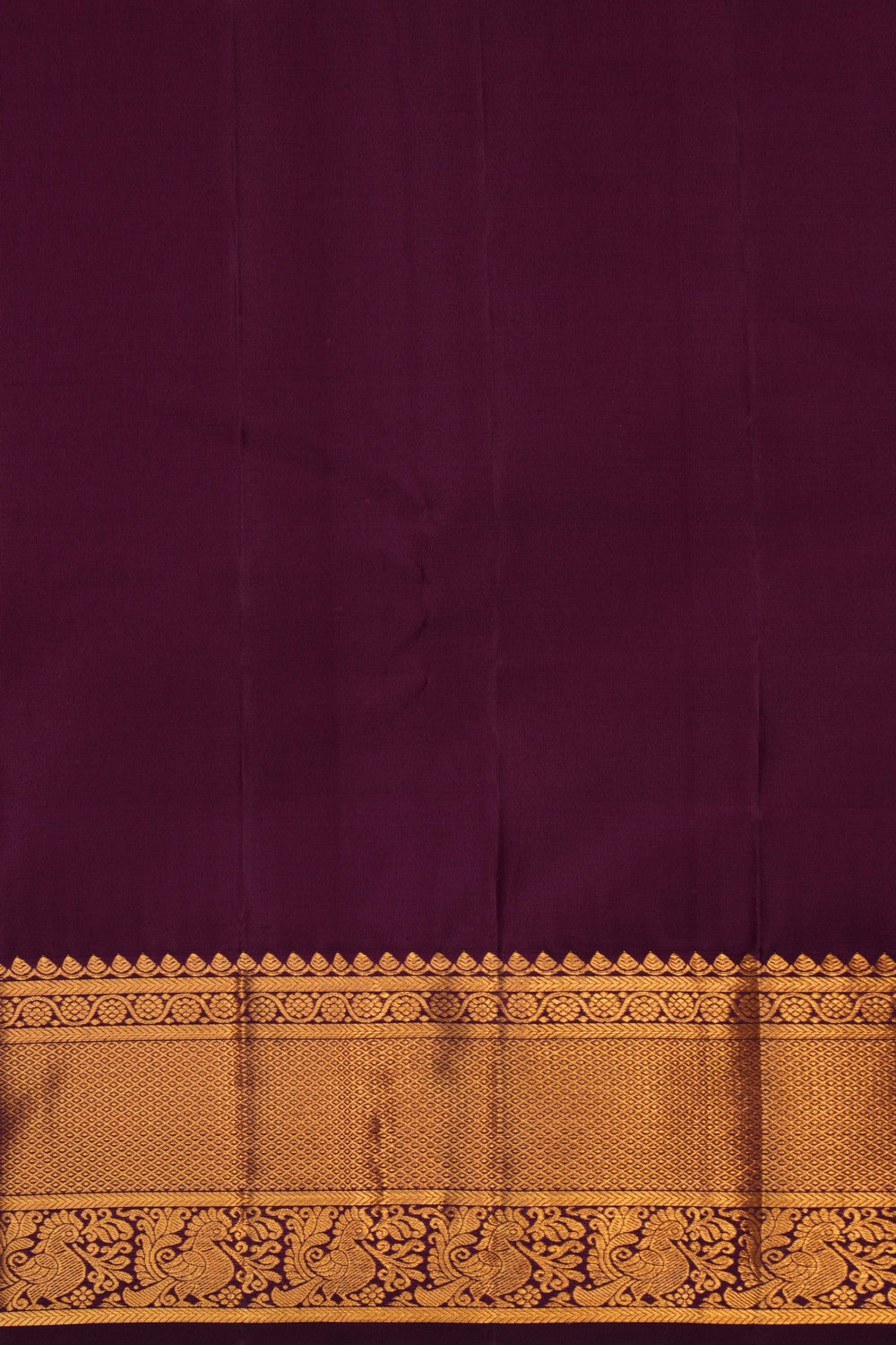 Image of Kanchipattu Orange Brocade A Rich, Luminous Sheen Saree